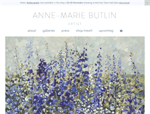 Tablet Screenshot of anne-mariebutlin.com